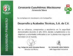 Reconocimiento 2015